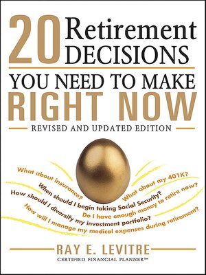 cover image of 20 Retirement Decisions You Need to Make Right Now